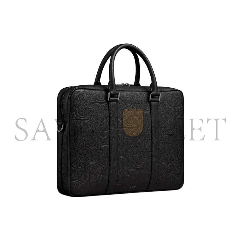 DIOR GRAVITY ZIPPED BRIEFCASE 1ESBR180LLG-H00N (37*28*6cm)